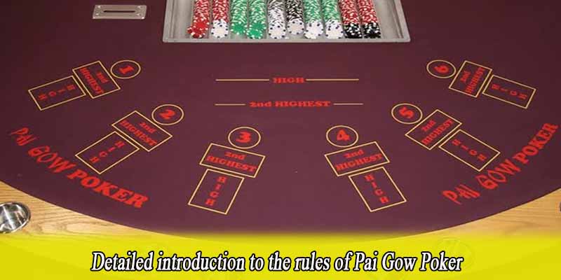 Detailed introduction to the rules of Pai Gow Poker