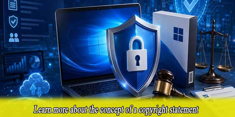 Learn more about the concept of a copyright statement